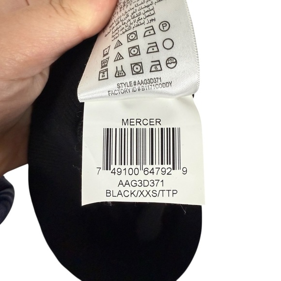 BCBGMaxazria Mercer Jersey Ribbed Asymmetrical Wrap Skirt Black XXS - Picture 9 of 9